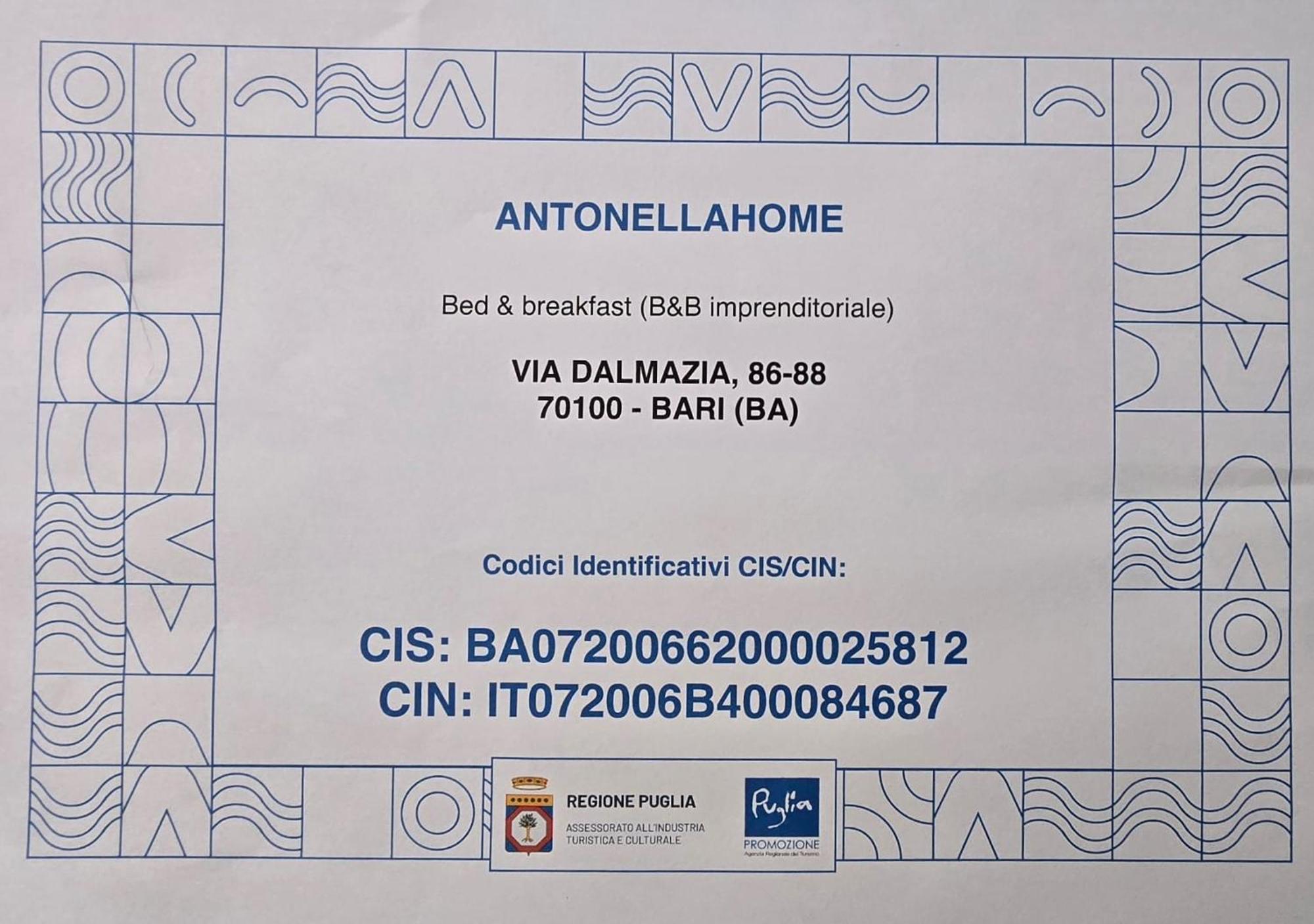 Bed and breakfast Antonella